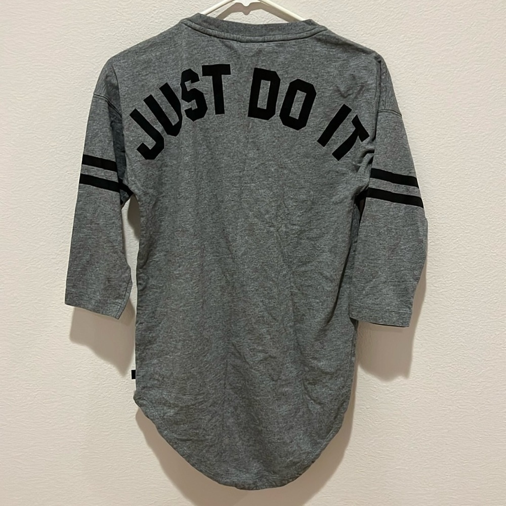 Nike women just do it 3/4 sleeve top shirt XS - Picture 5 of 5
